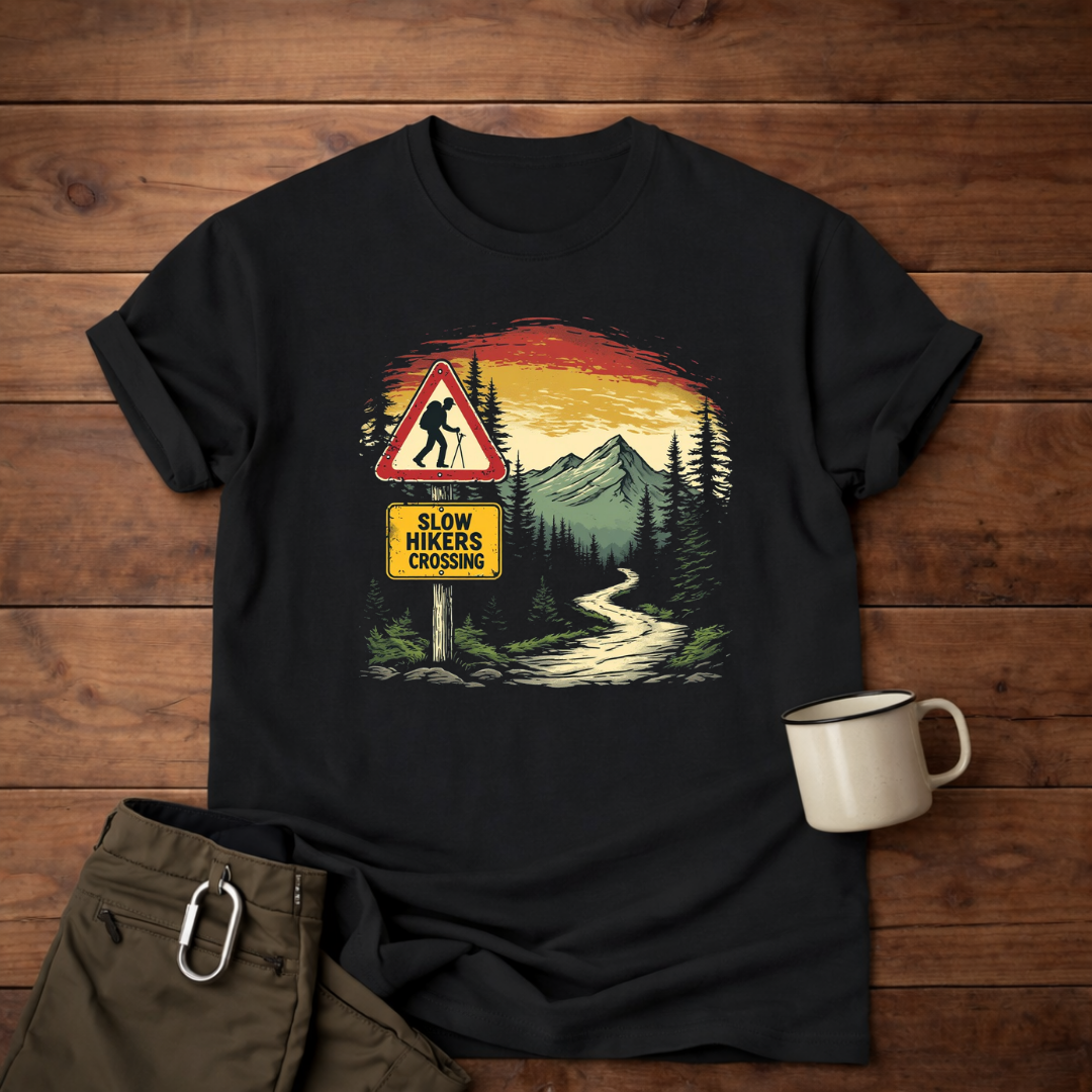 Slow Hikers Crossing T-Shirt