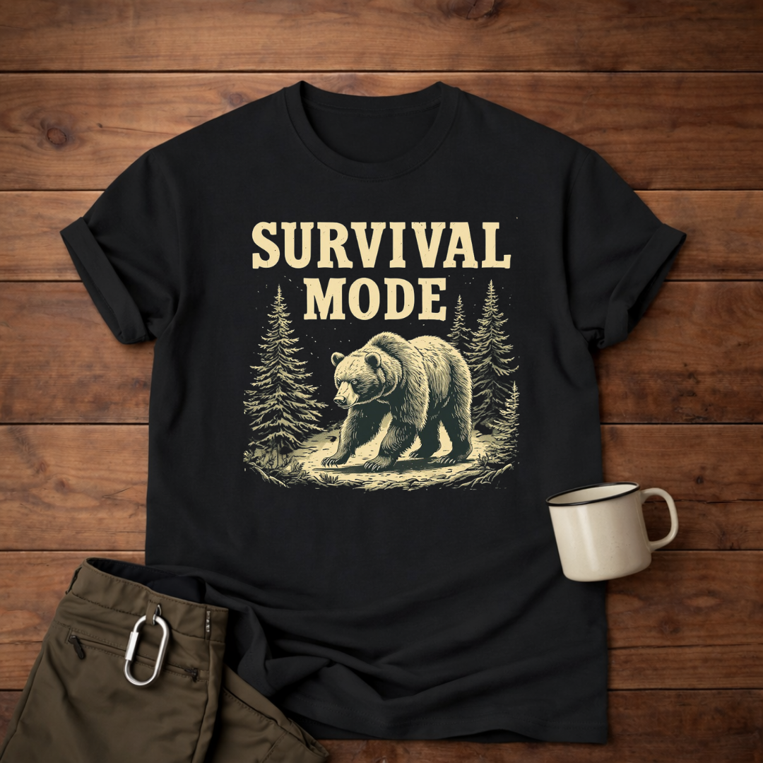 Survival Mode Bear T-Shirt