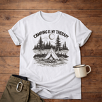 Camping Is My Therapy T‑Shirt