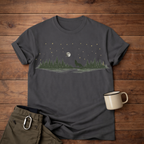 Wolf Howl Forest Moon T-Shirt