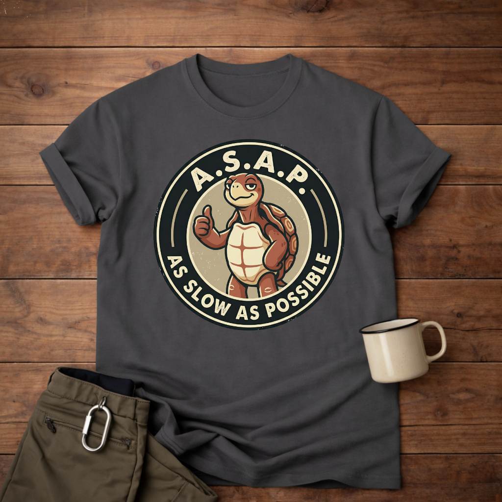 A.S.A.P. 'As Slow As Possible' Turtle T-Shirt
