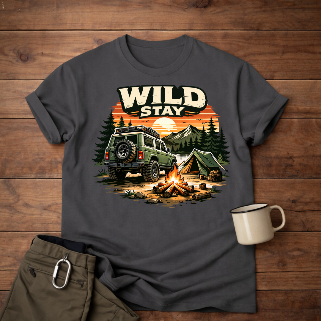 Wild Stay Camping T-Shirt