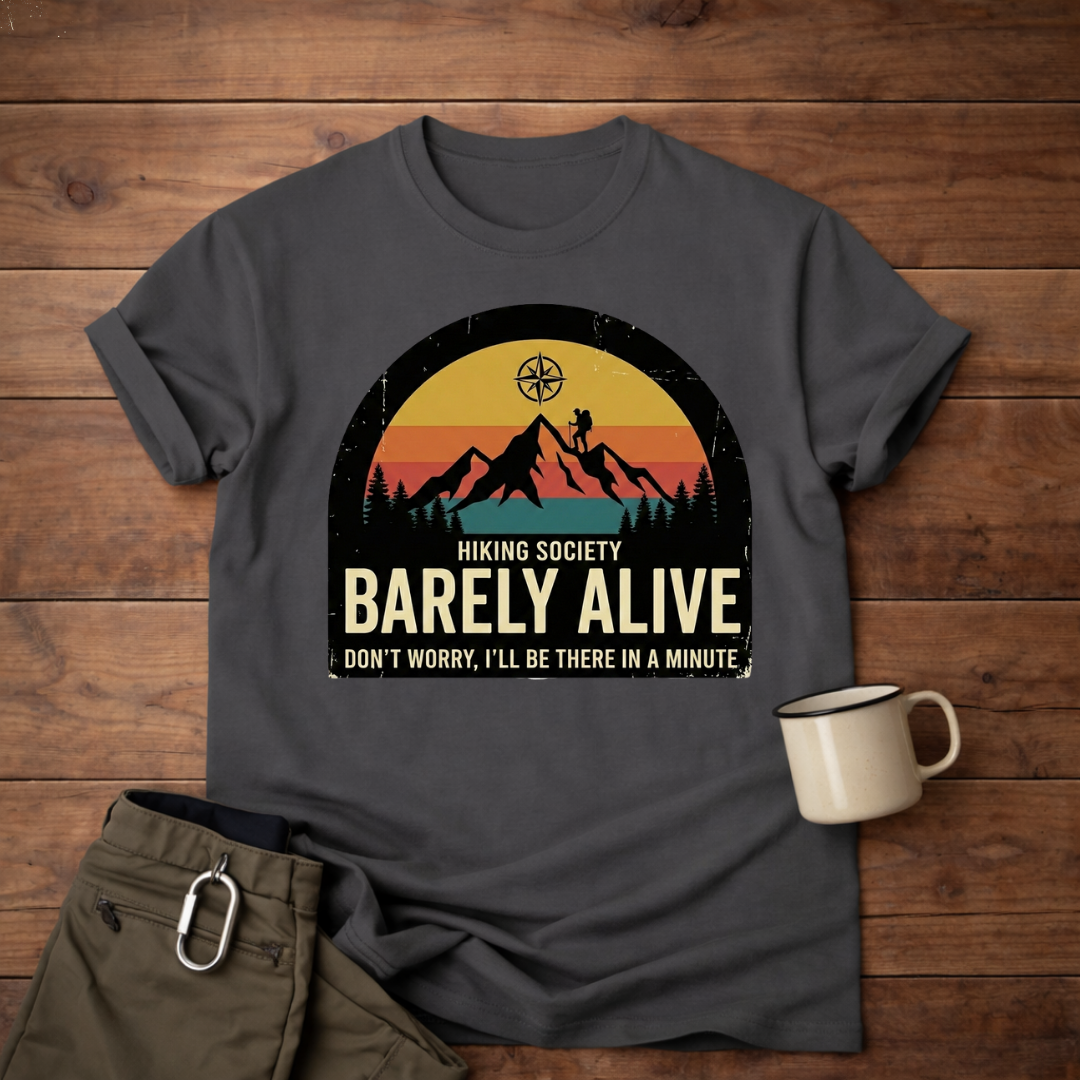 Hiking Society: Barely Alive T-Shirt