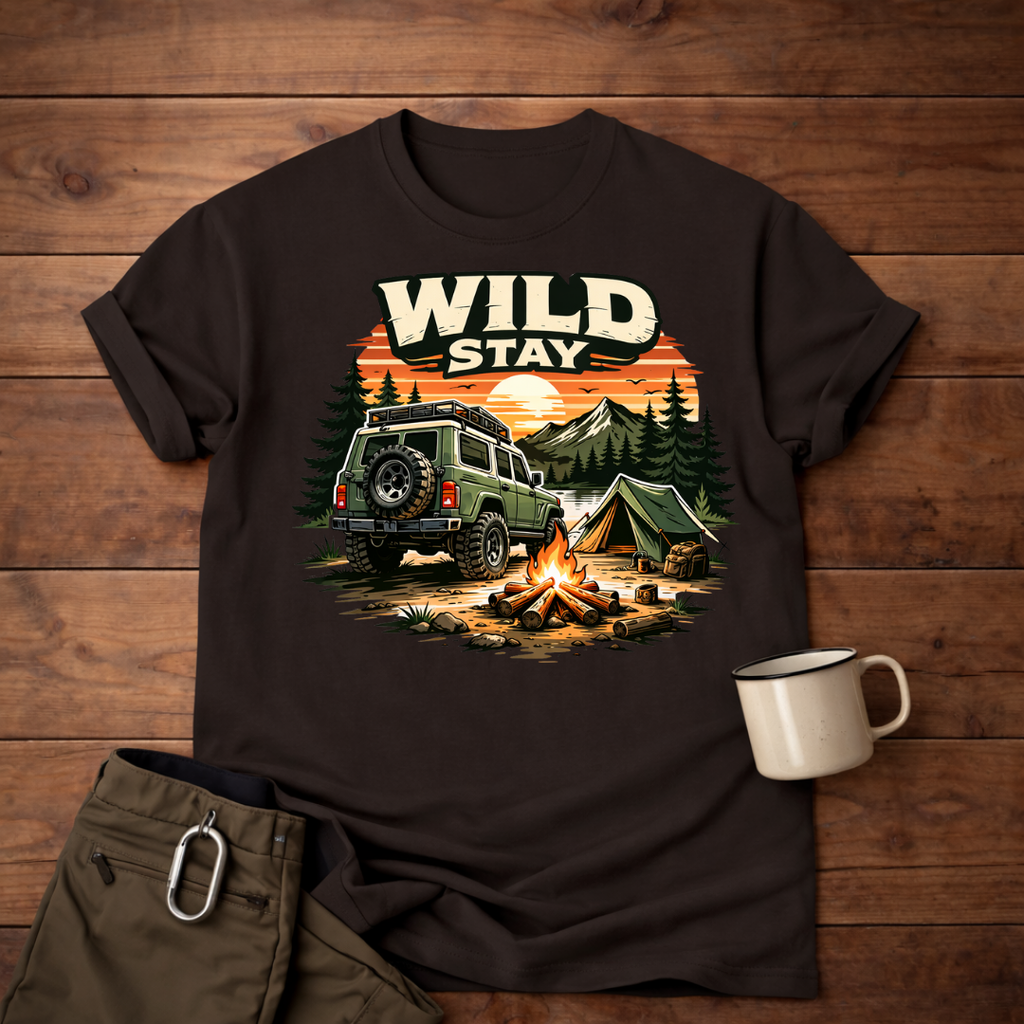 Wild Stay Camping T-Shirt