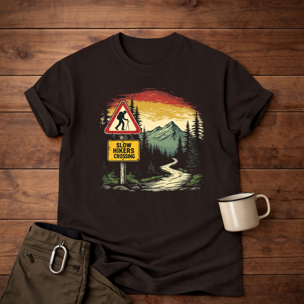 Slow Hikers Crossing T-Shirt