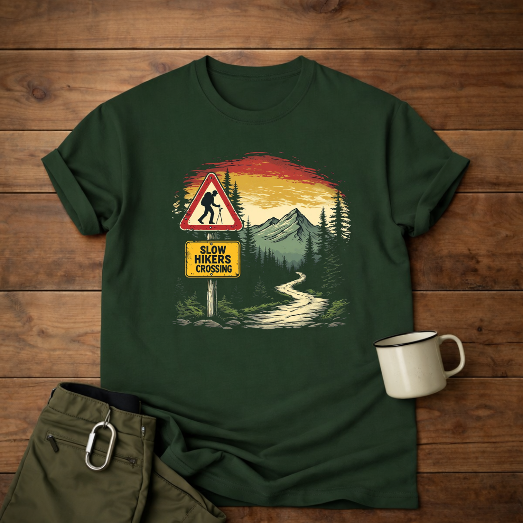 Slow Hikers Crossing T-Shirt