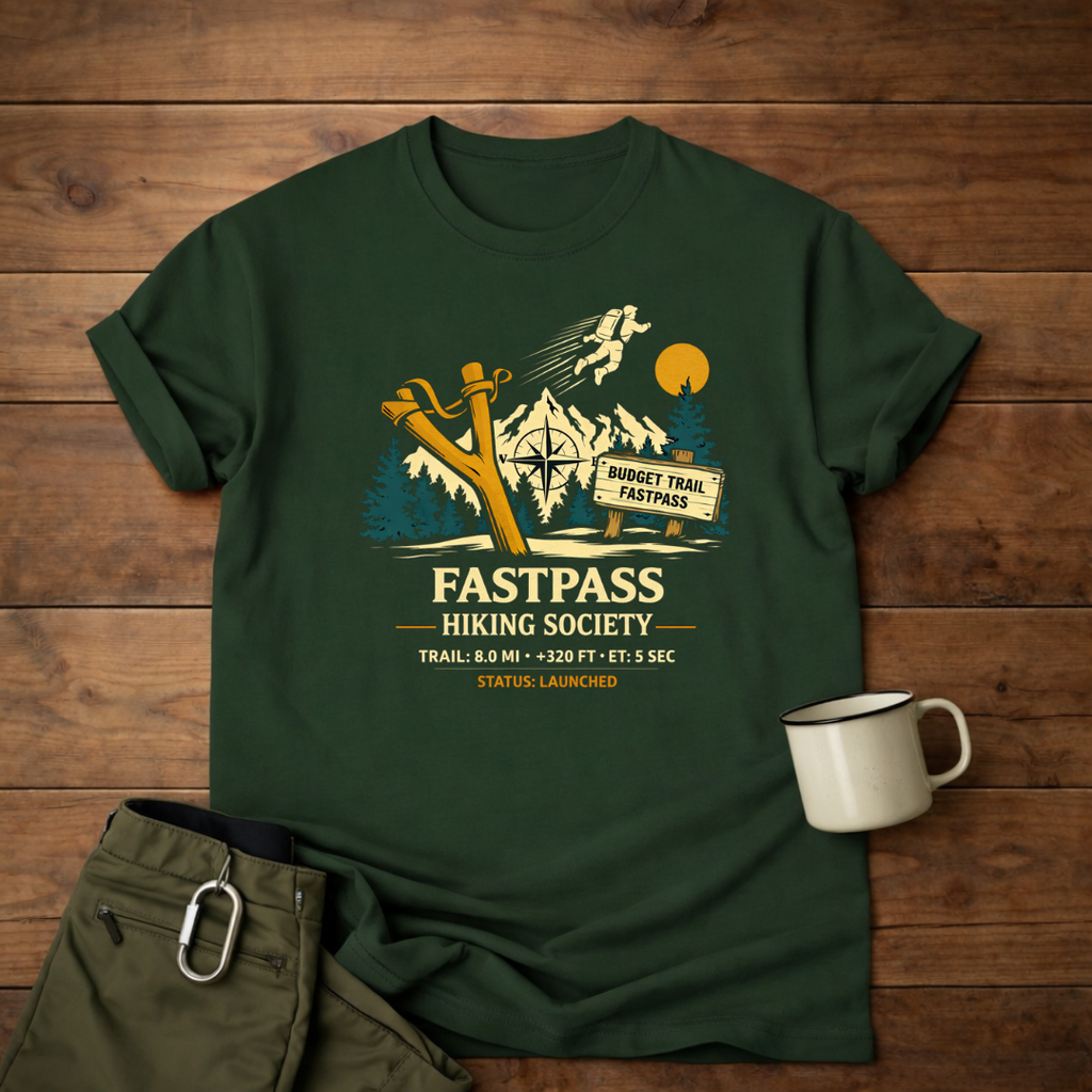 Fastpass Hiking Society T-Shirt