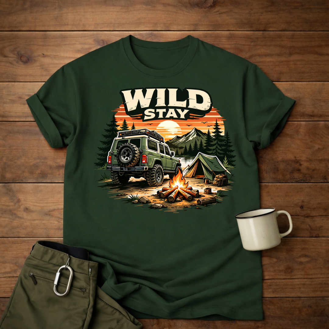 Wild Stay Camping T-Shirt
