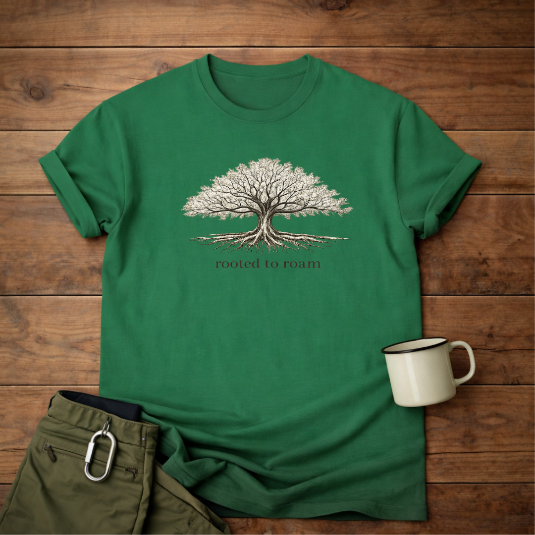 Rooted to Roam Tree T-Shirt