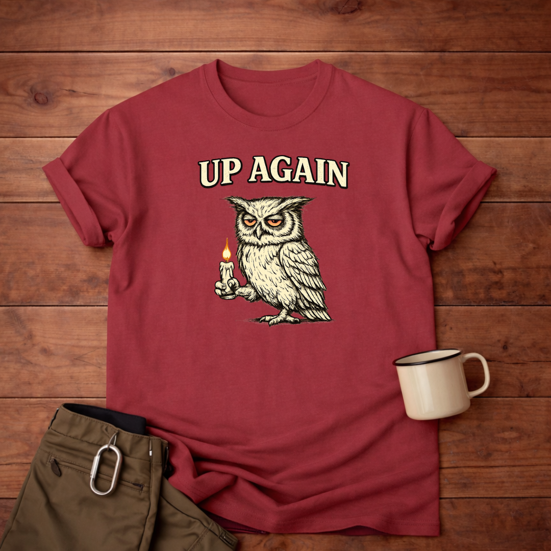 Up Again Owl T-Shirt