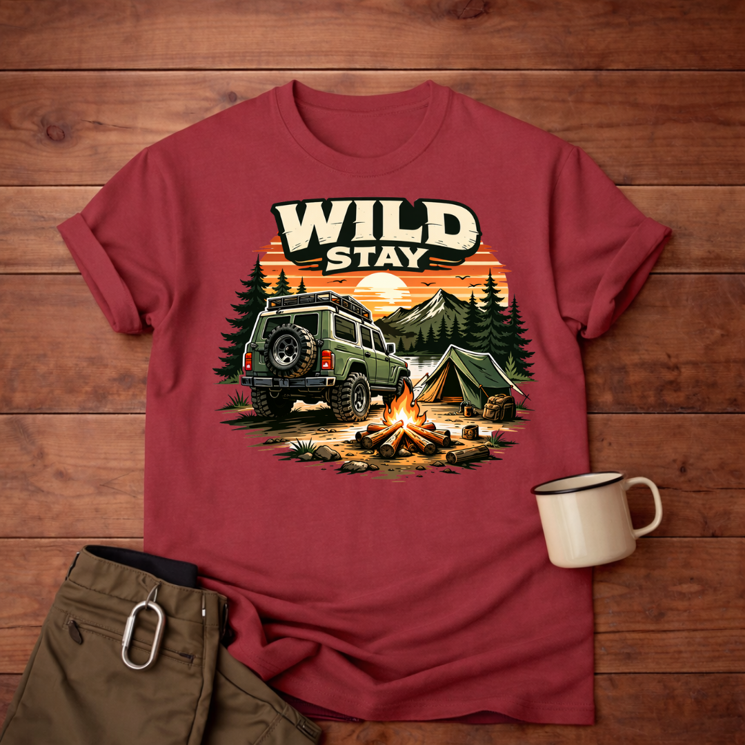 Wild Stay Camping T-Shirt