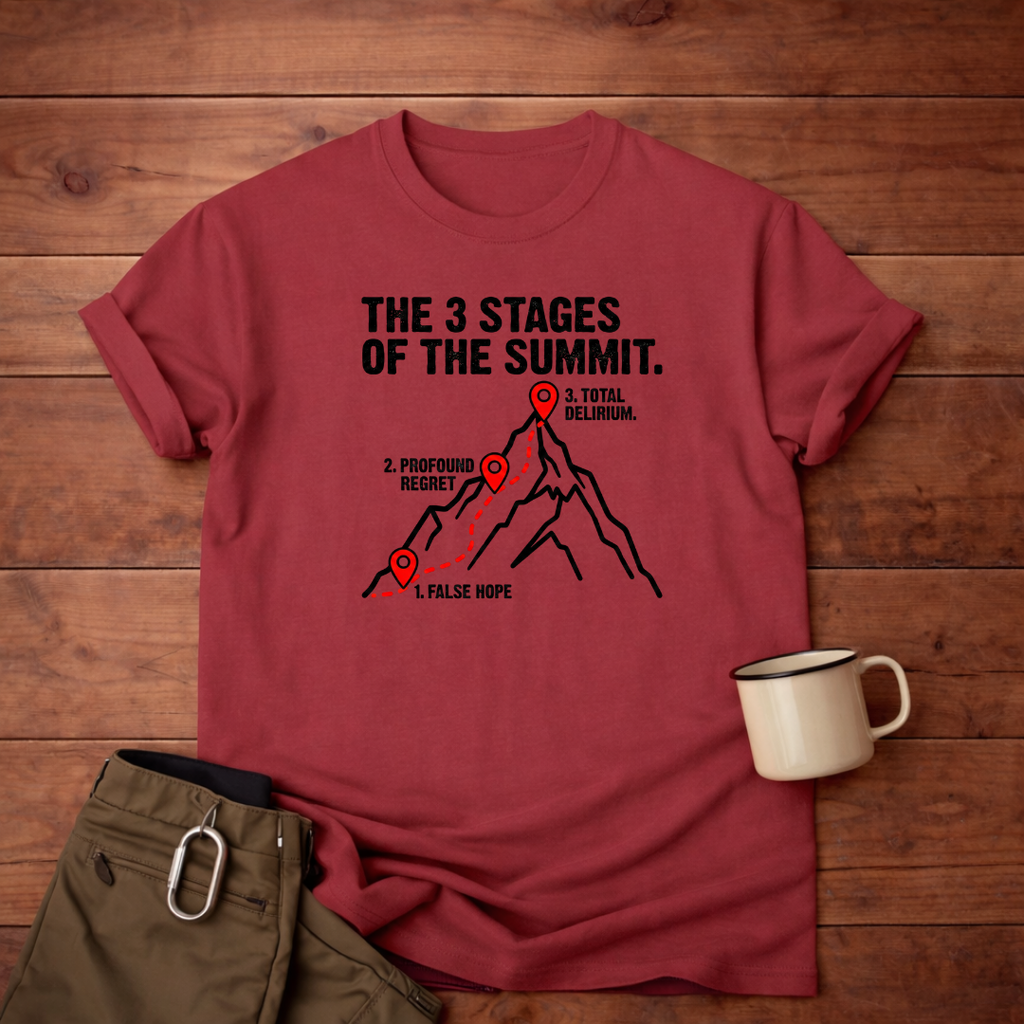 The 3 Stages of the Summit T-Shirt