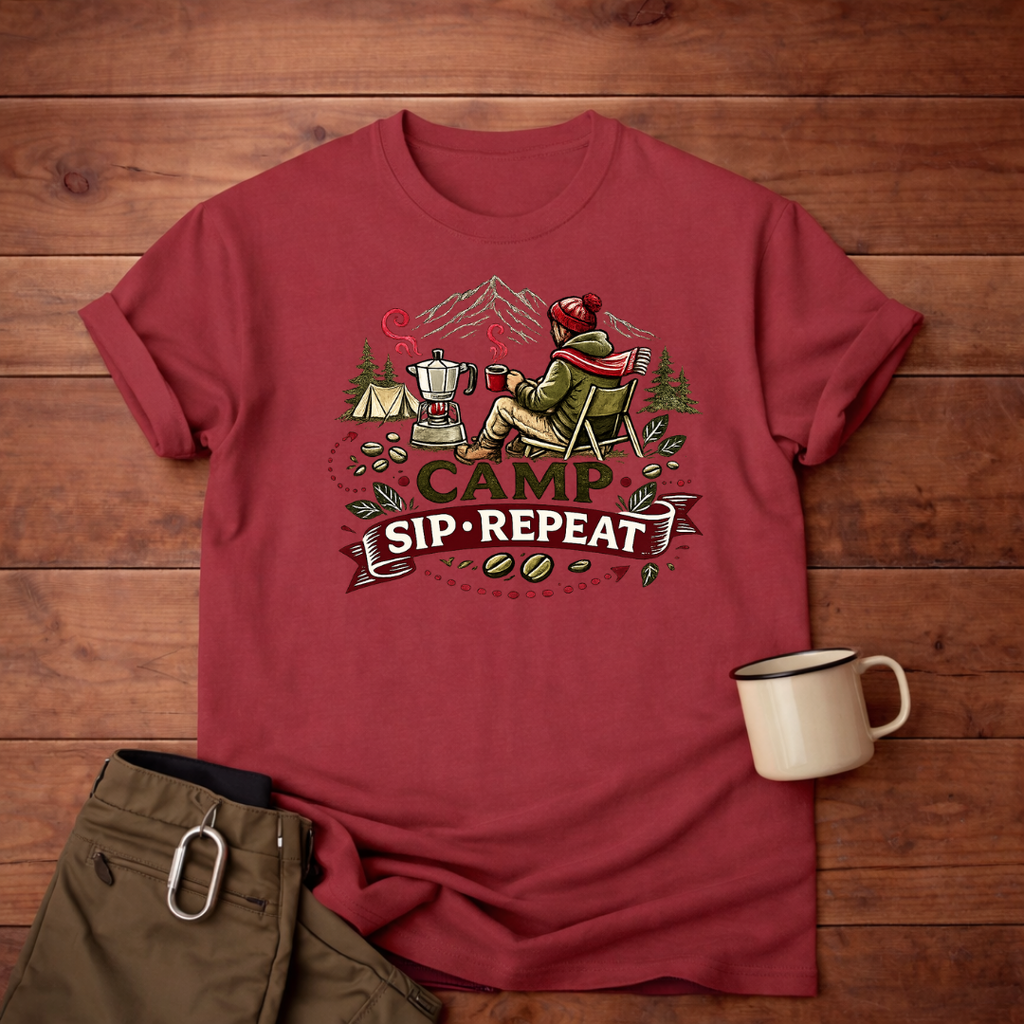 Camp Sip Repeat T-Shirt