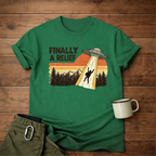 Finally A Relief Retro UFO T-Shirt