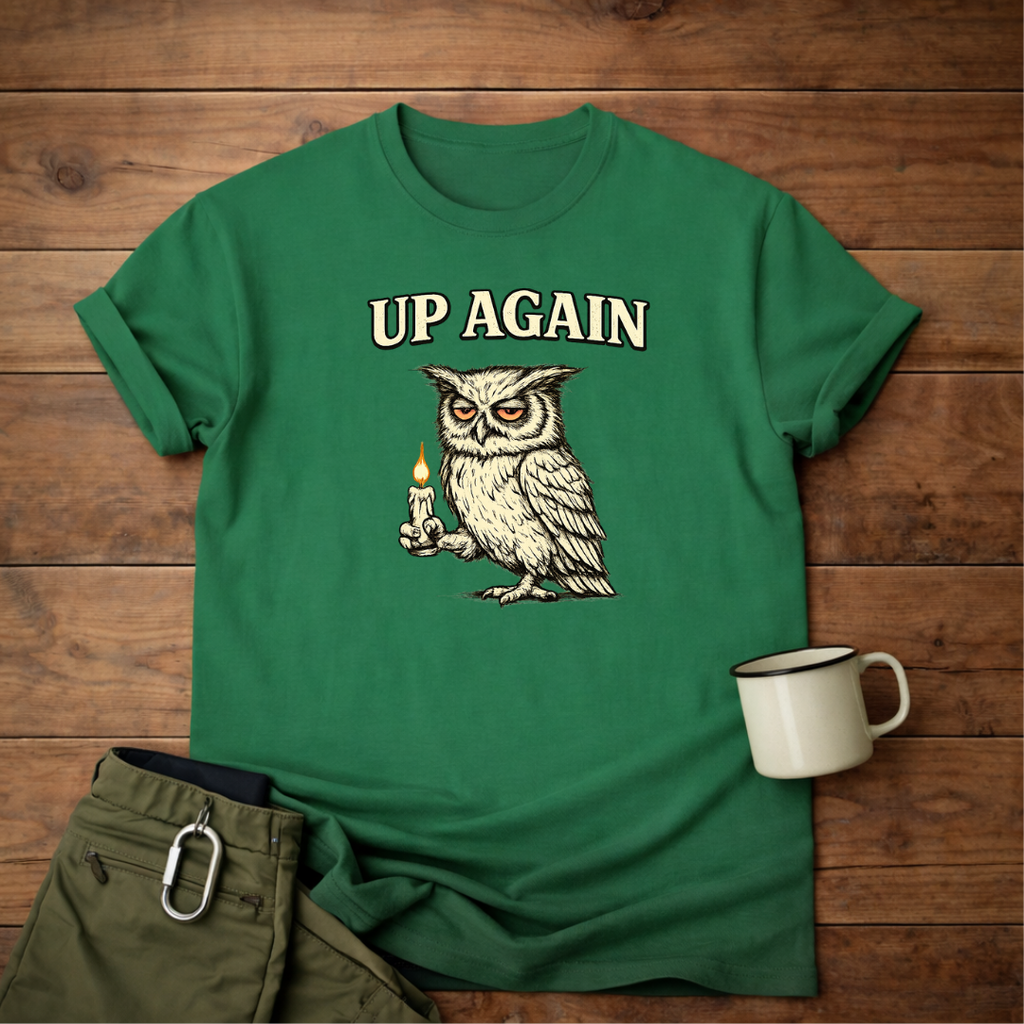 Up Again Owl T-Shirt