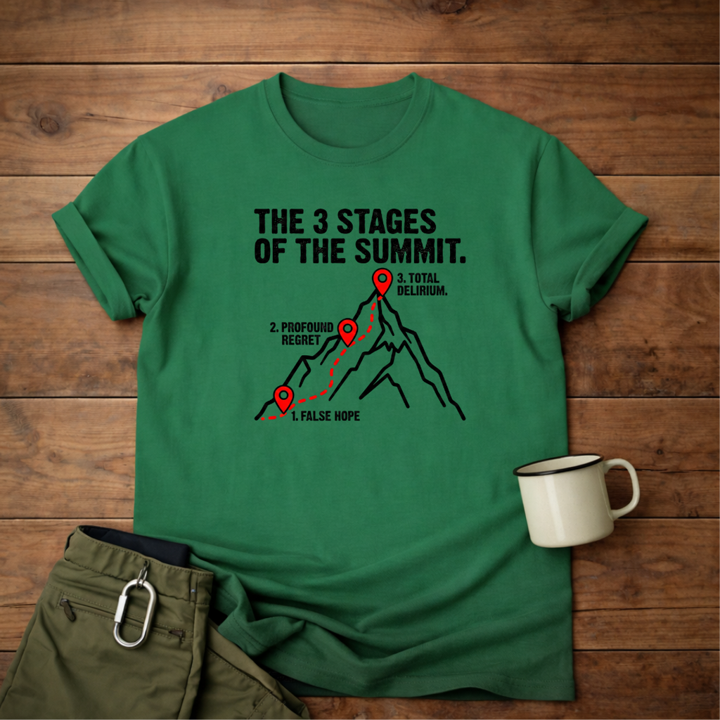 The 3 Stages of the Summit T-Shirt