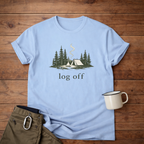 Campfire log off T-Shirt