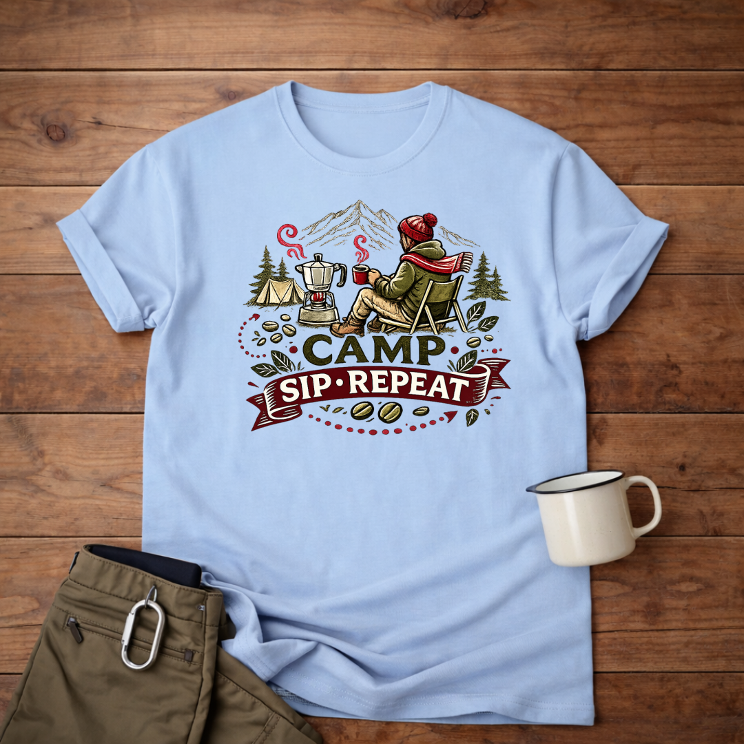 Camp Sip Repeat T-Shirt