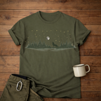 Wolf Howl Forest Moon T-Shirt