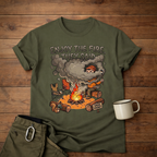 Camping T-Shirt — "Enjoy the Fire, They Said" Funny Campfire Graphic Tee