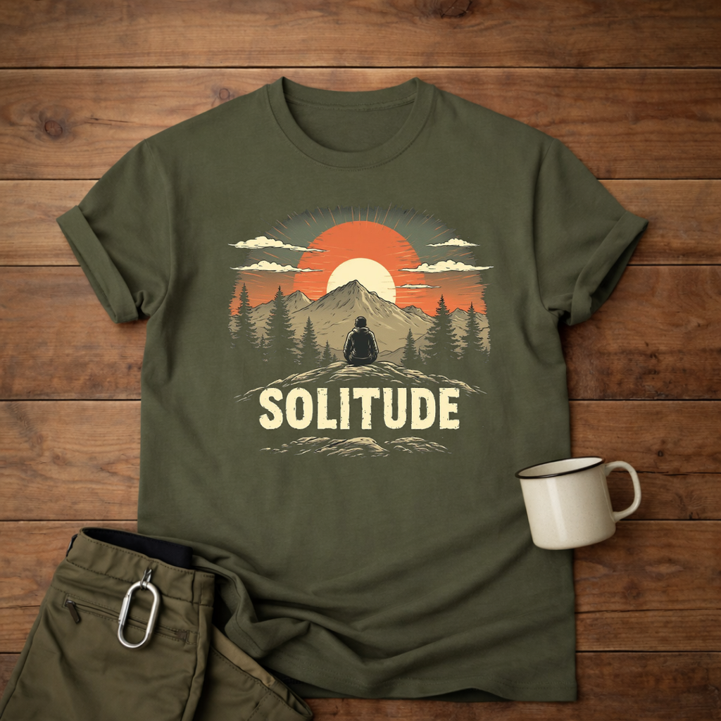 Solitude Mountain Sunset T-Shirt