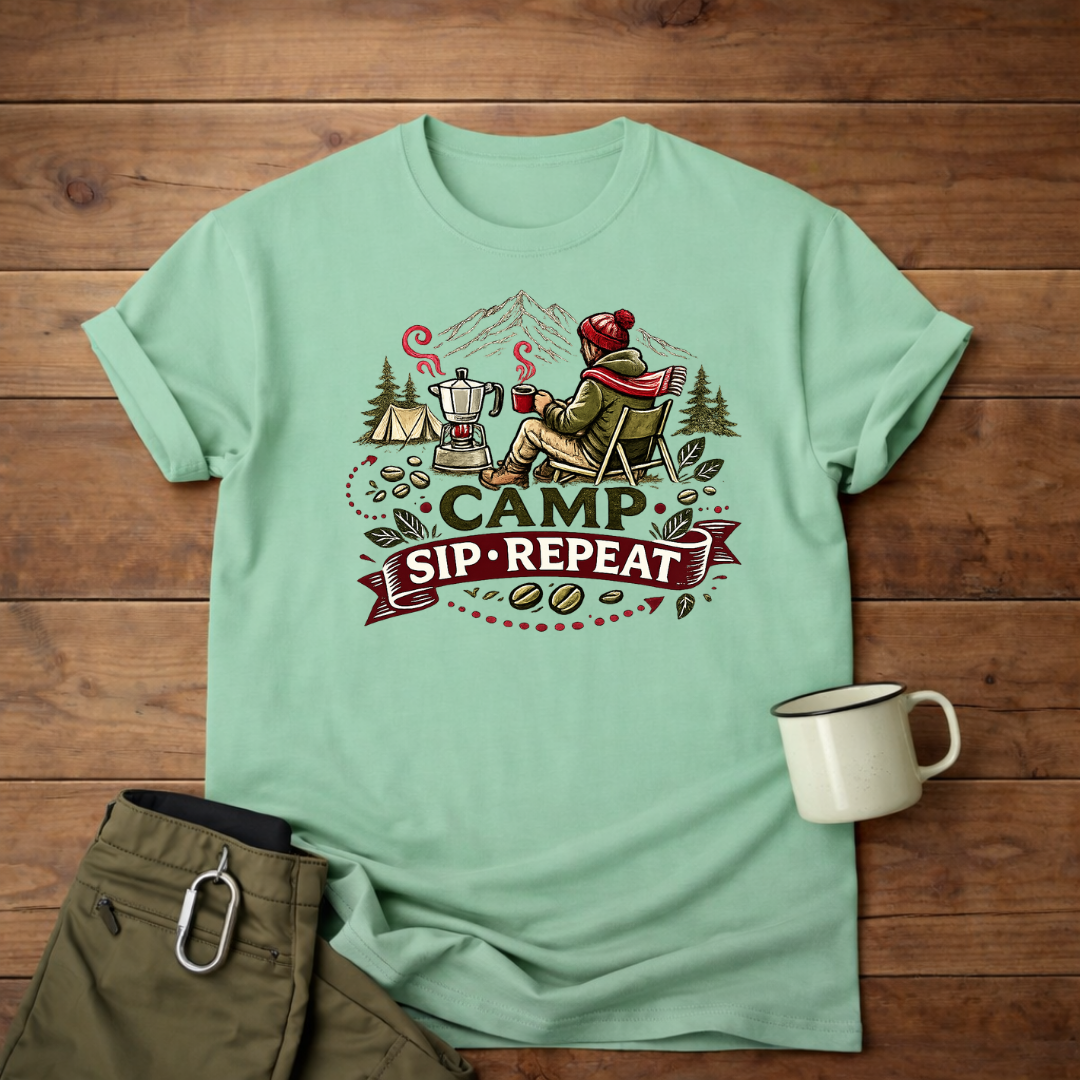 Camp Sip Repeat T-Shirt