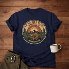 Trail Nap Club T-Shirt — Vintage Bear Hiking Graphic Tee