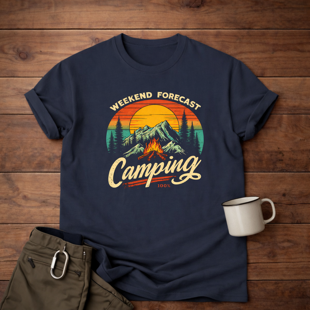 Weekend Forecast: Camping T-Shirt