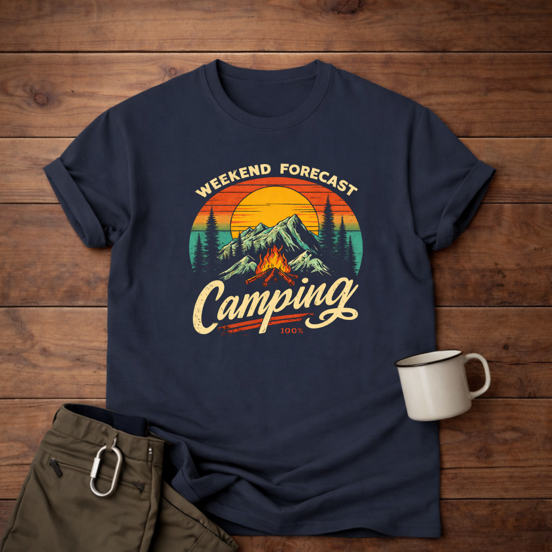Weekend Forecast: Camping T-Shirt
