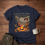 Camping T-Shirt — "Enjoy the Fire, They Said" Funny Campfire Graphic Tee
