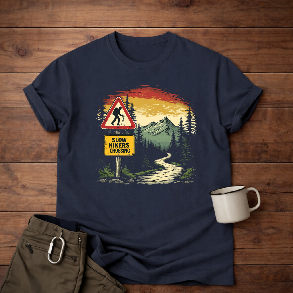 Slow Hikers Crossing T-Shirt