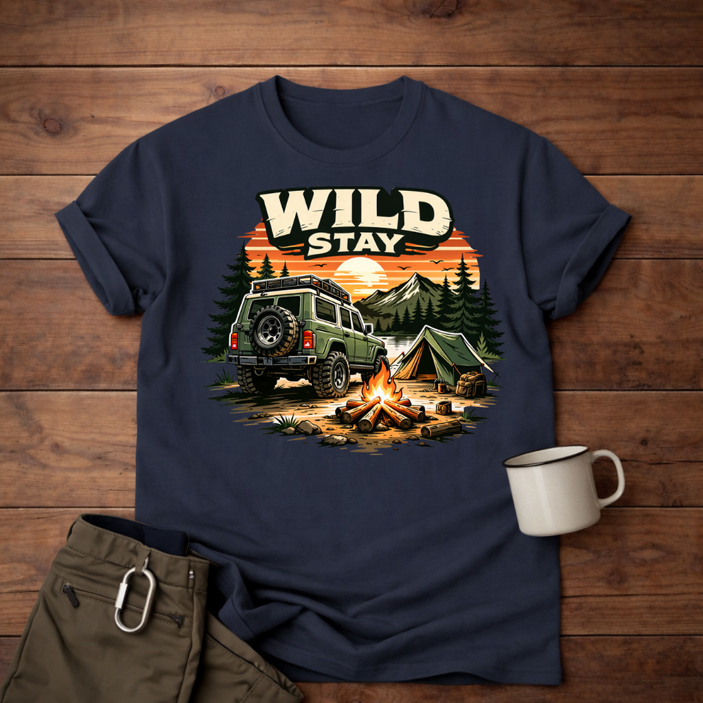 Wild Stay Camping T-Shirt