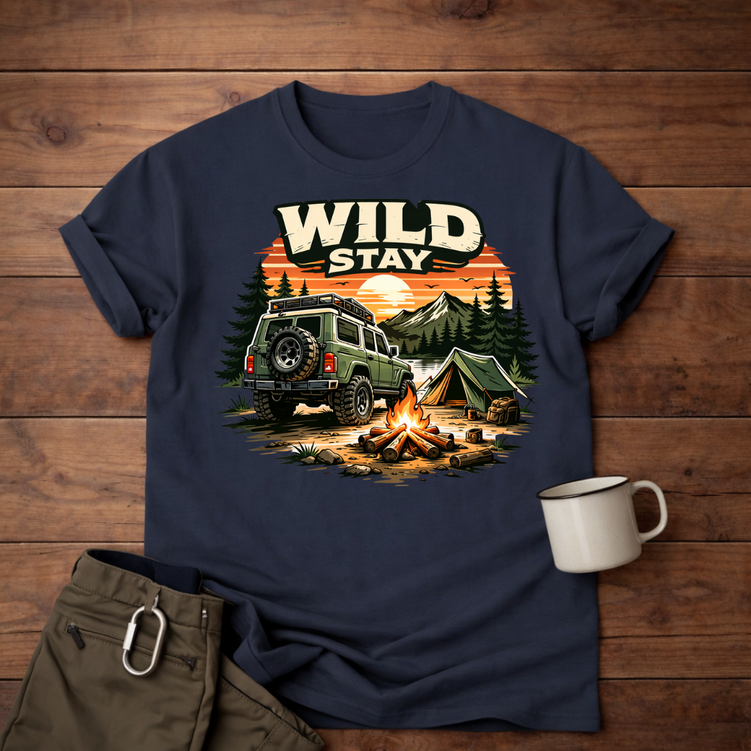 Wild Stay Camping T-Shirt