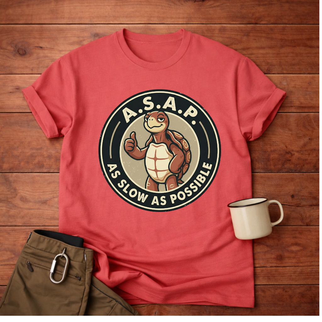 A.S.A.P. 'As Slow As Possible' Turtle T-Shirt