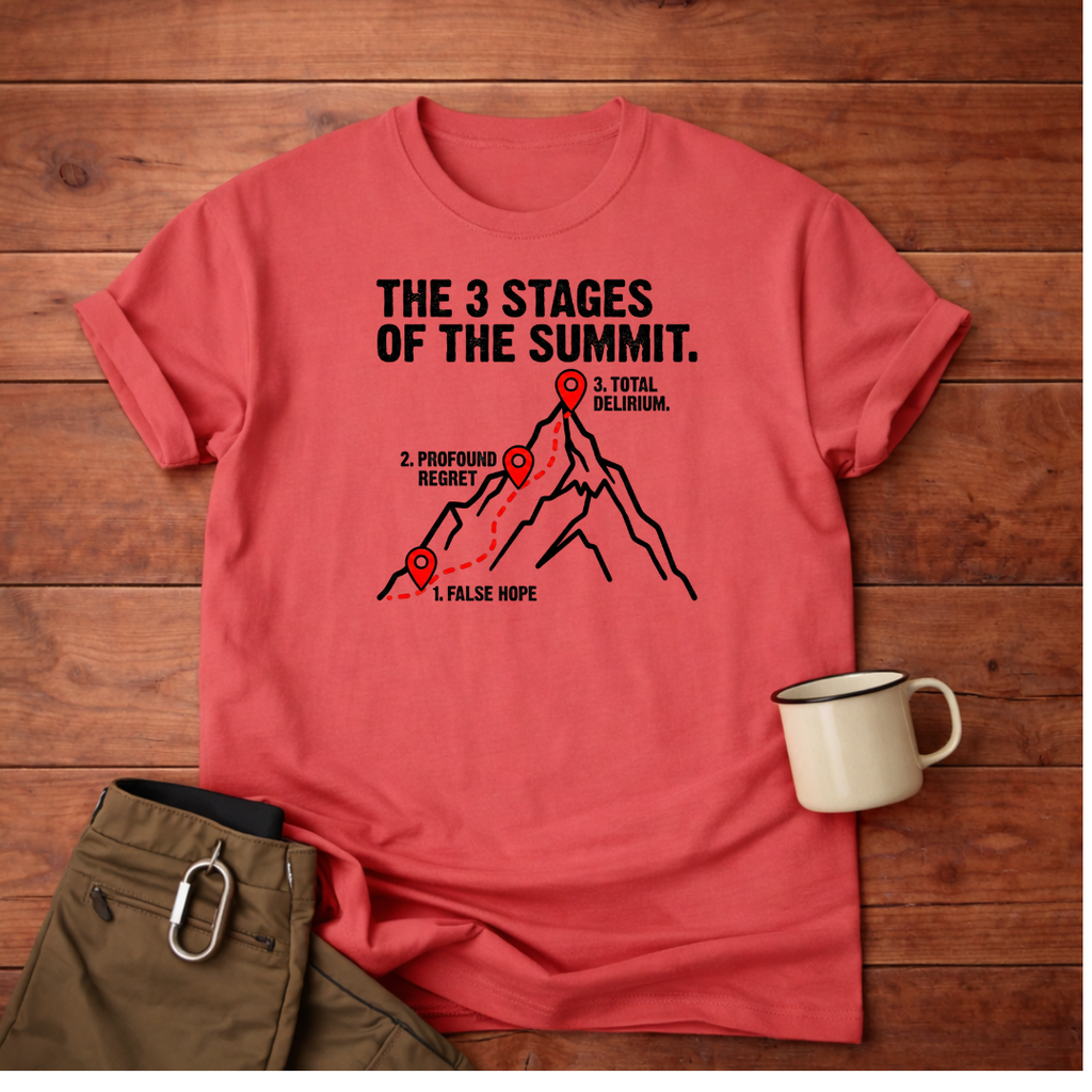 The 3 Stages of the Summit T-Shirt