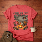 Camping T-Shirt — "Enjoy the Fire, They Said" Funny Campfire Graphic Tee