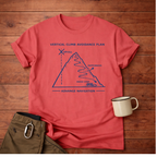 Climbing Route Diagram T-Shirt