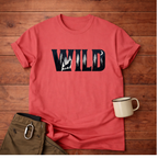 WILD Typography T‑Shirt