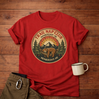 Trail Nap Club T-Shirt — Vintage Bear Hiking Graphic Tee