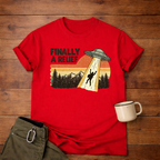 Finally A Relief Retro UFO T-Shirt