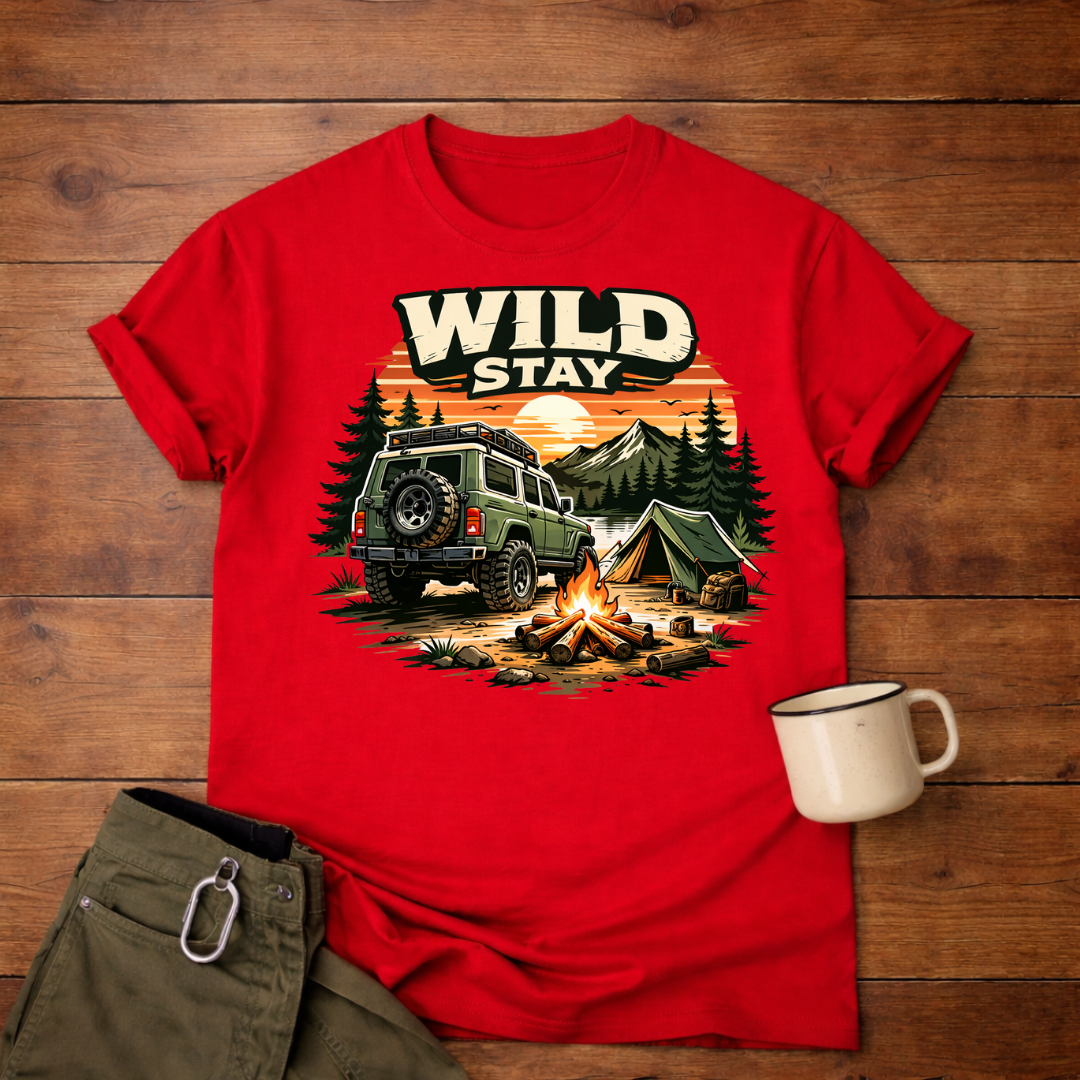 Wild Stay Camping T-Shirt