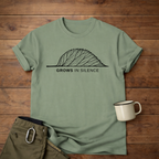 Grows in Silence Leaf T‑Shirt