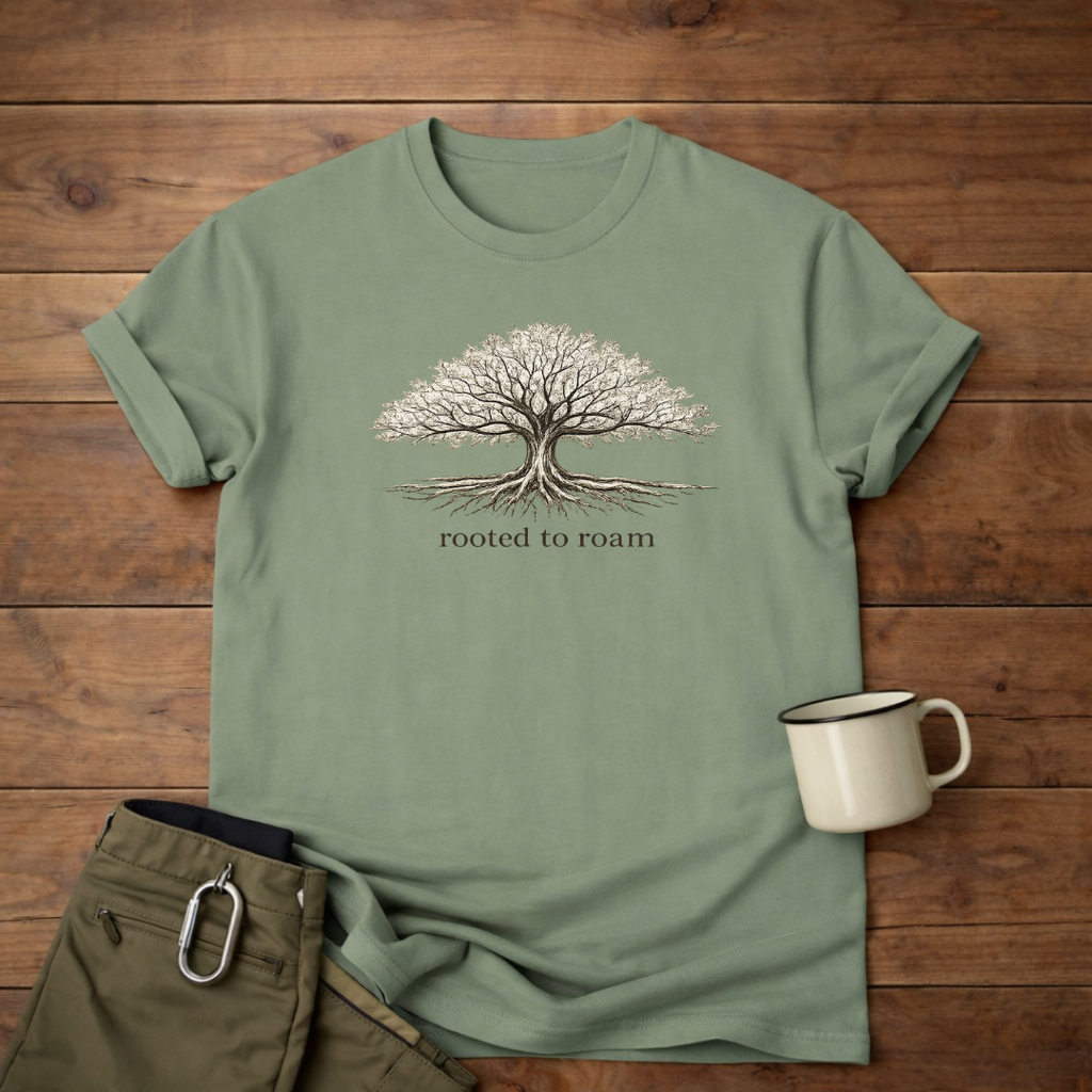 Rooted to Roam Tree T-Shirt