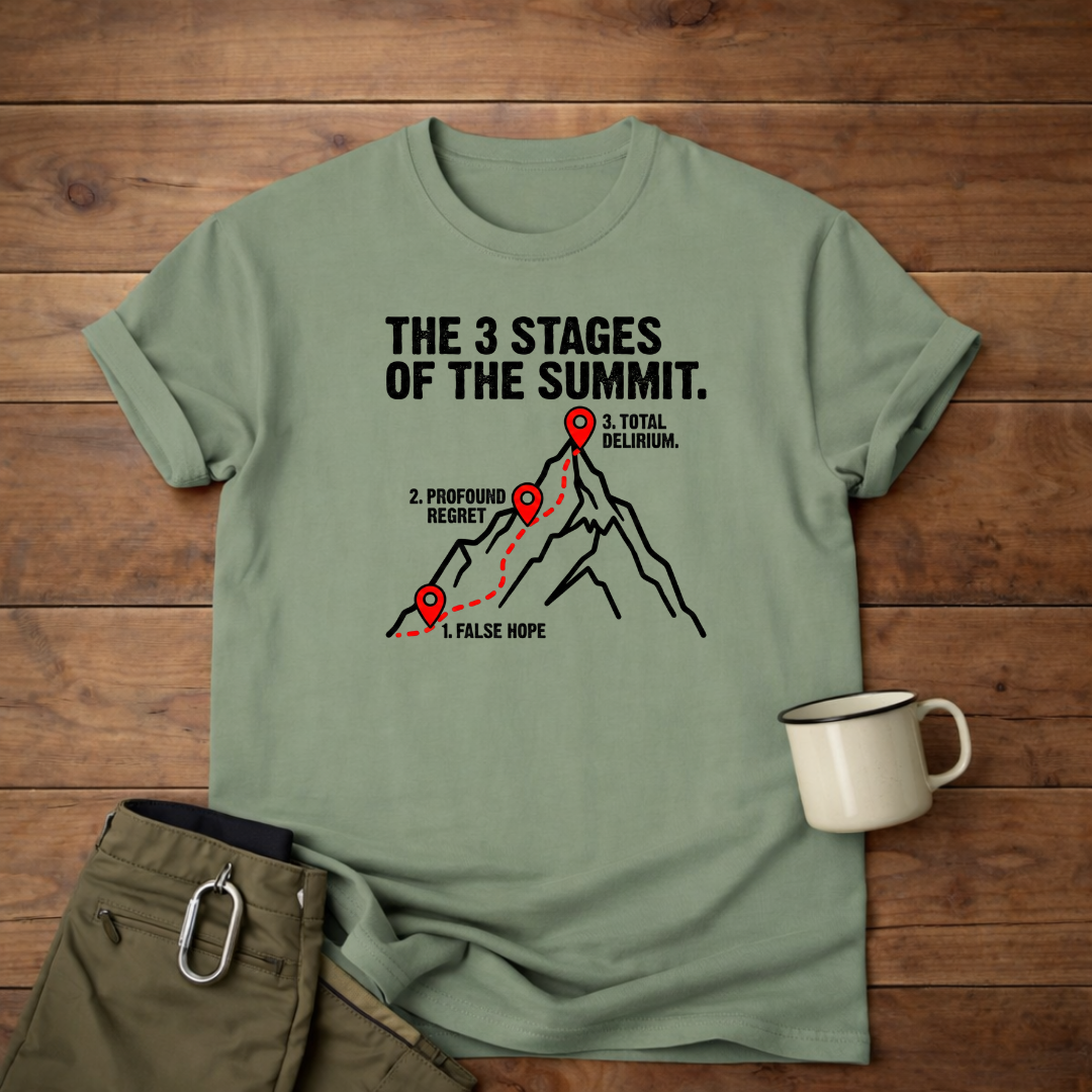 The 3 Stages of the Summit T-Shirt