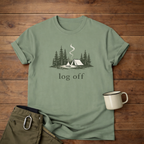 Campfire log off T-Shirt