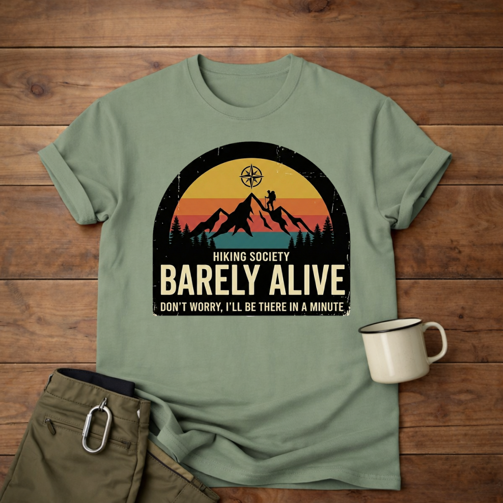 Hiking Society: Barely Alive T-Shirt