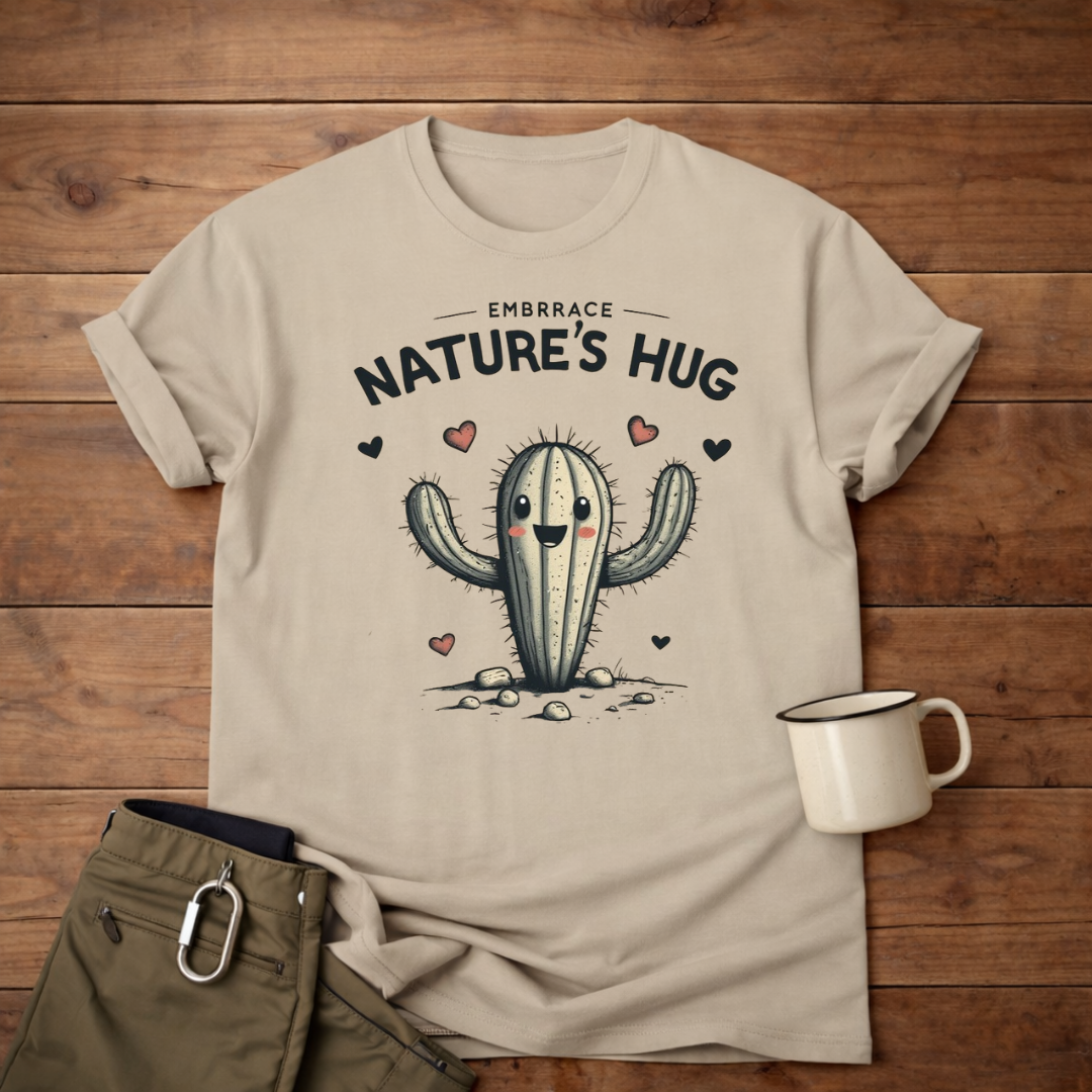 Nature's Hug Cactus T-Shirt