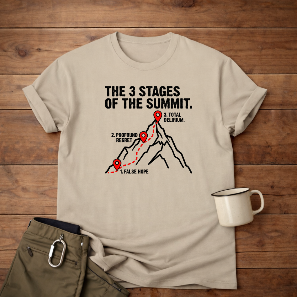 The 3 Stages of the Summit T-Shirt