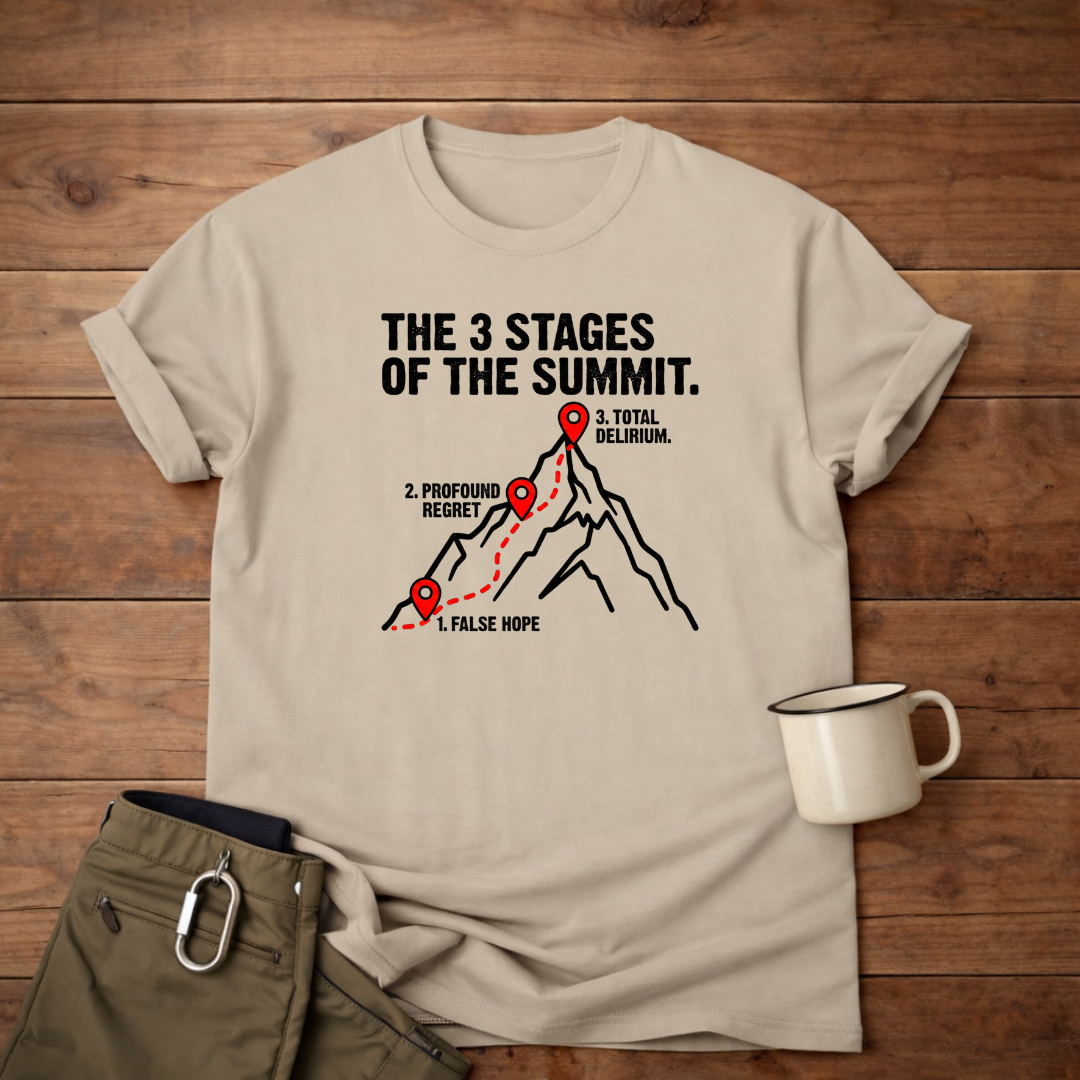The 3 Stages of the Summit T-Shirt