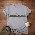 Wolf Howl Forest Moon T-Shirt